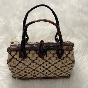 Rare woven mini bag